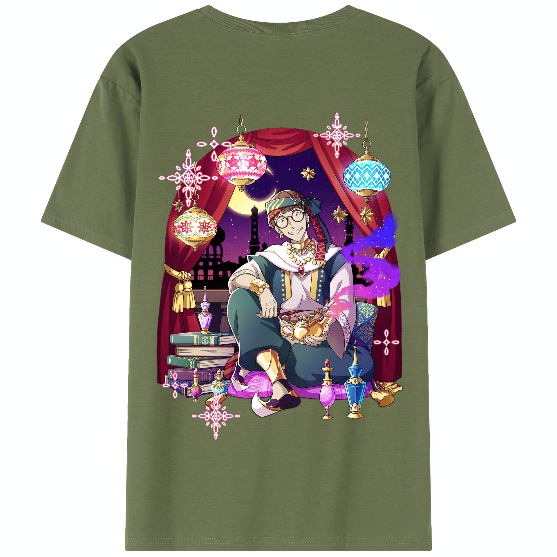 （画像用） 文豪ストレイドッグス Bungo Stray Dogs 綿100％半袖Tシャツ（背面プリント）